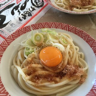 中野うどん学校さぬきうどんde釜玉うどん♪